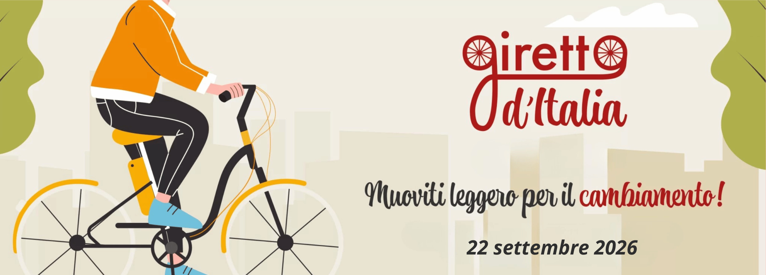 Torna il Giretto d'Italia: il 22 settembre fai vincere Udine con la mobilità sostenibile! 