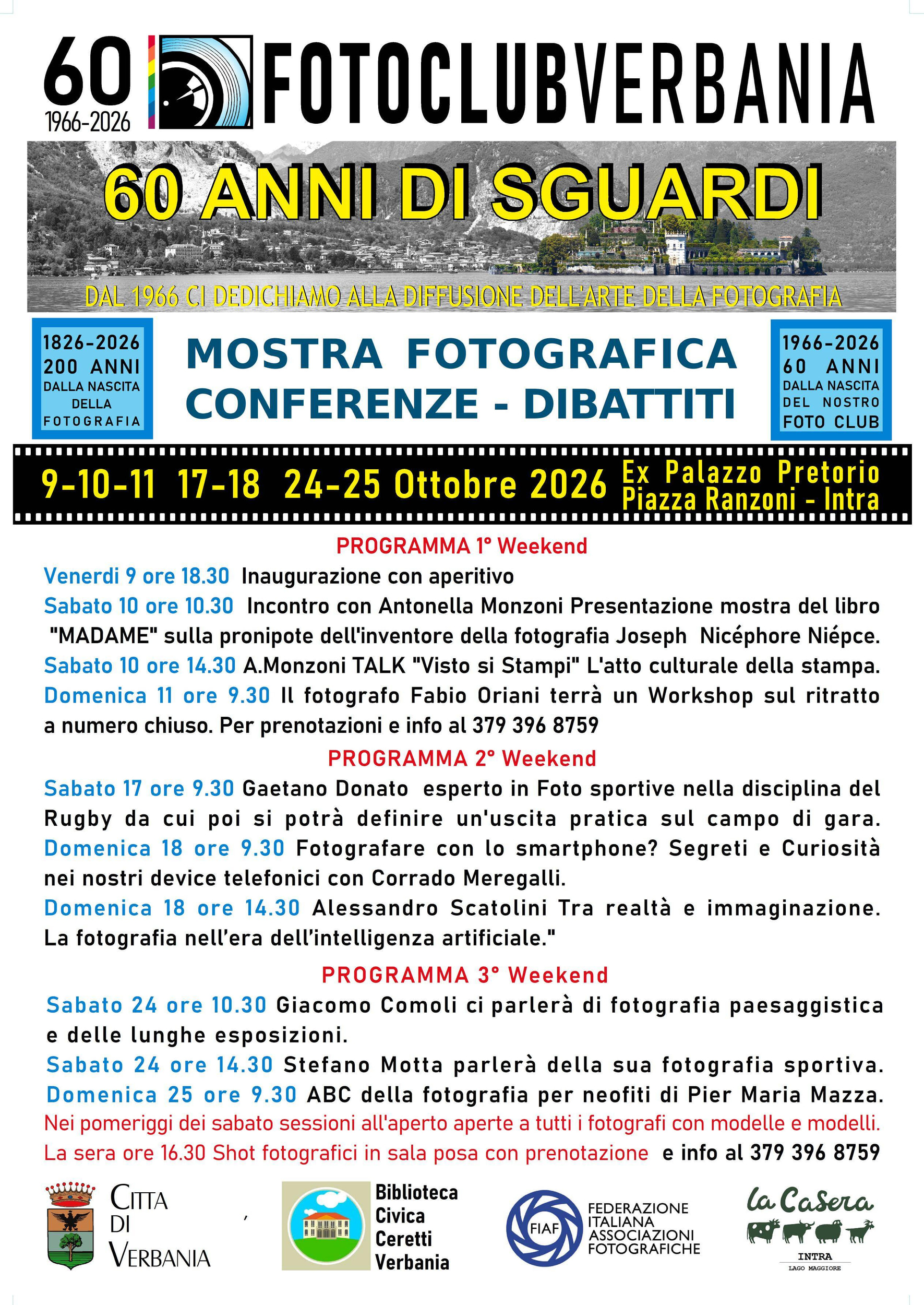 Fotoclub Verbania 1966-1996. 60 anni di sguardi 