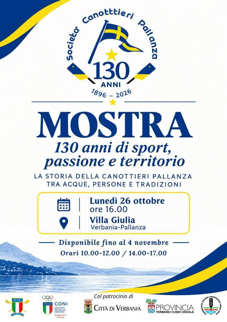 Mostra Società Canottieri Pallanza - 130 anni di sport, passione e territorio 