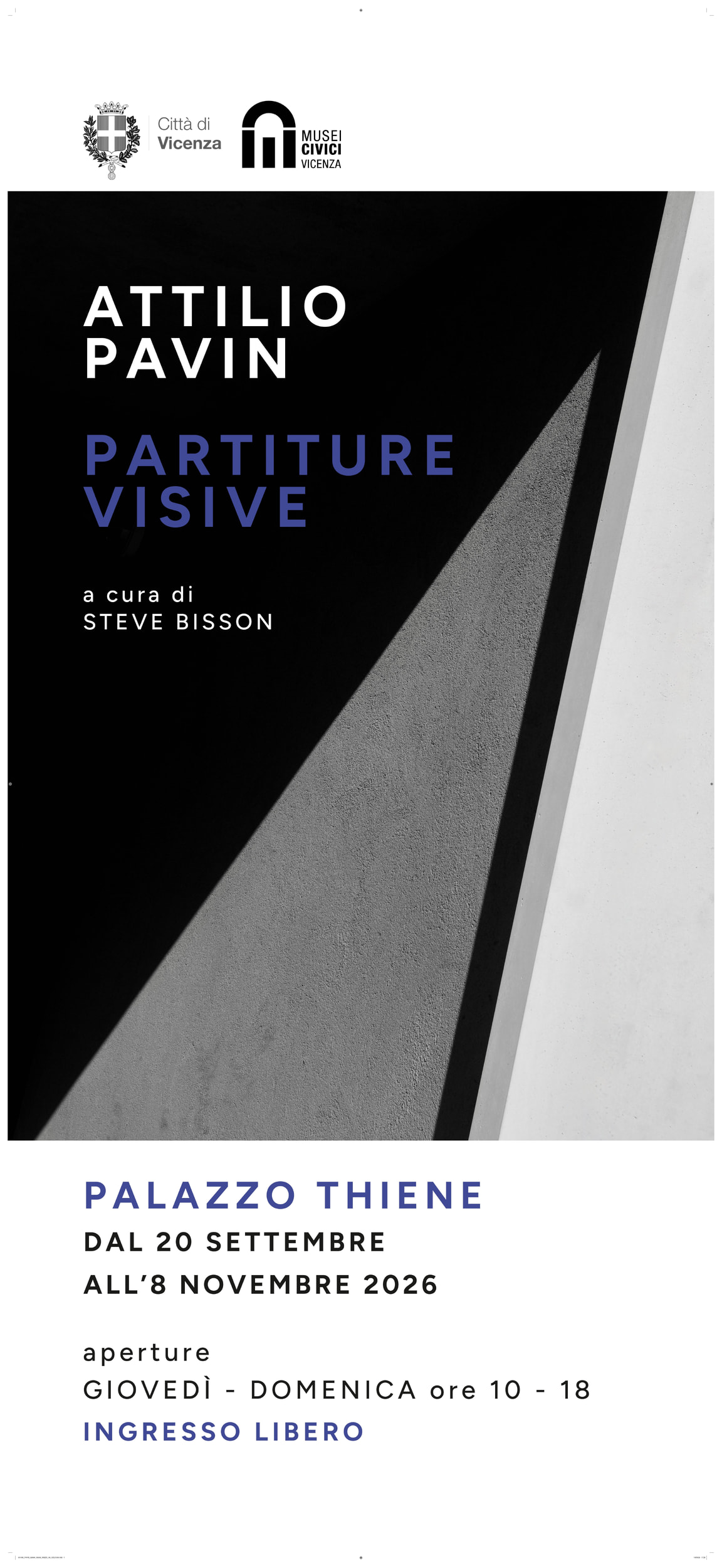 Mostra "Attilio Pavin. Partiture visive" 
