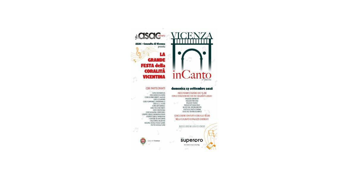 “Vicenza InCanto. La grande festa della coralità vicentina” 