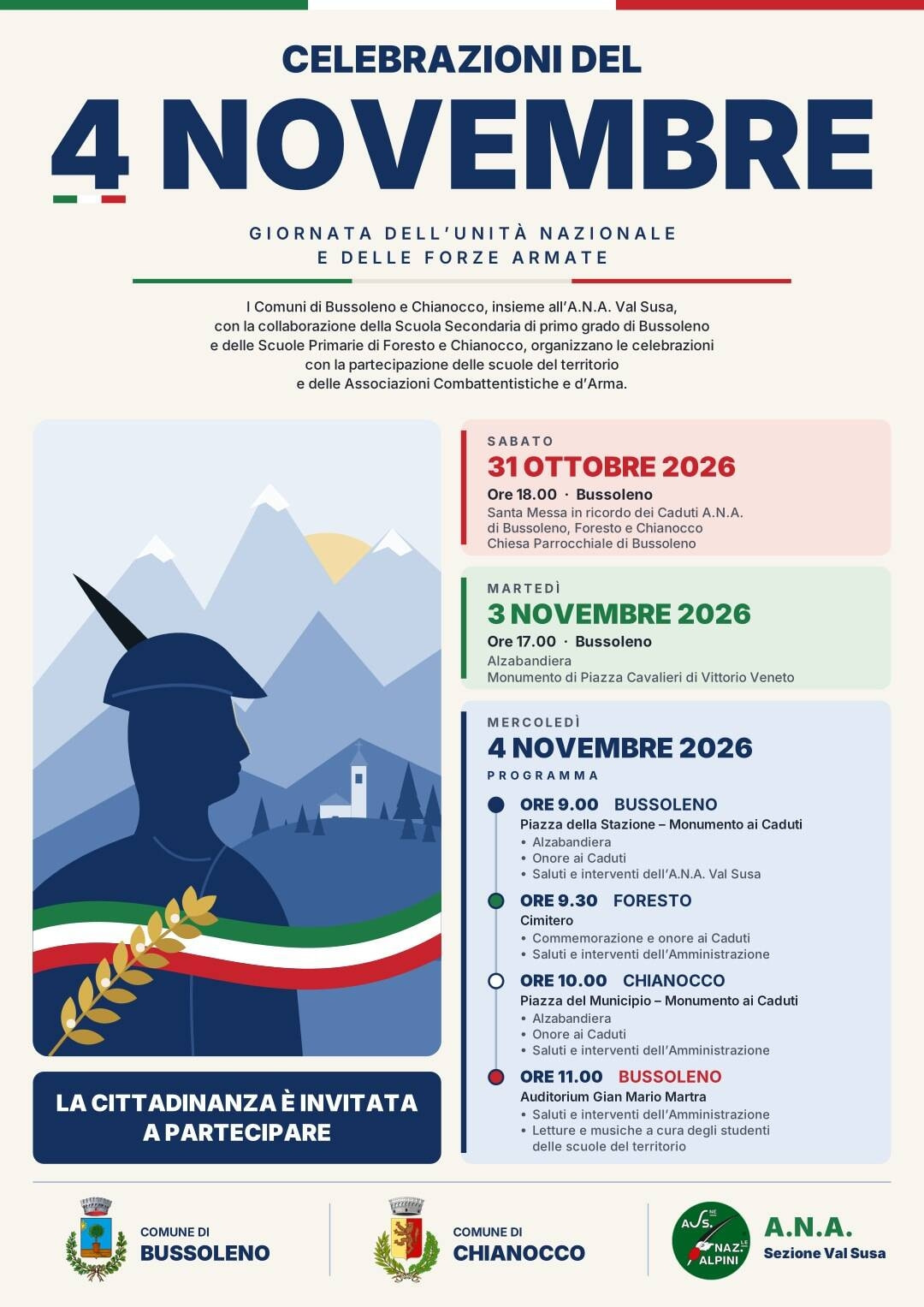 4 novembre 2026