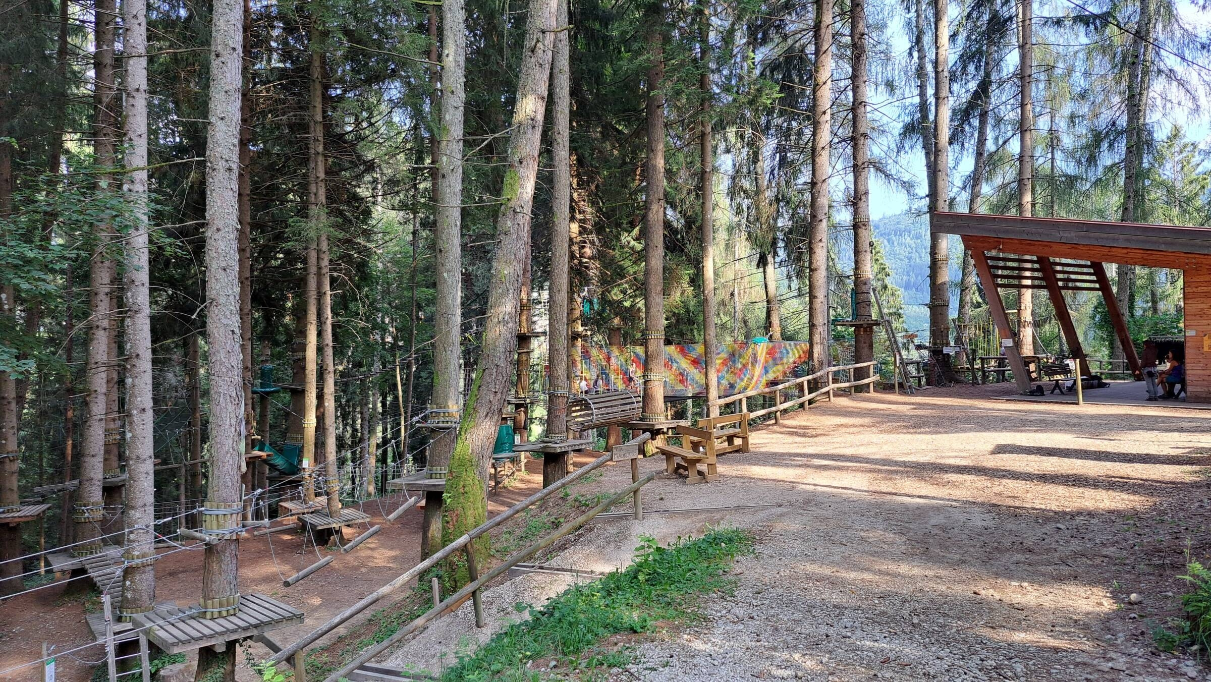 attrezzature e baita di reception