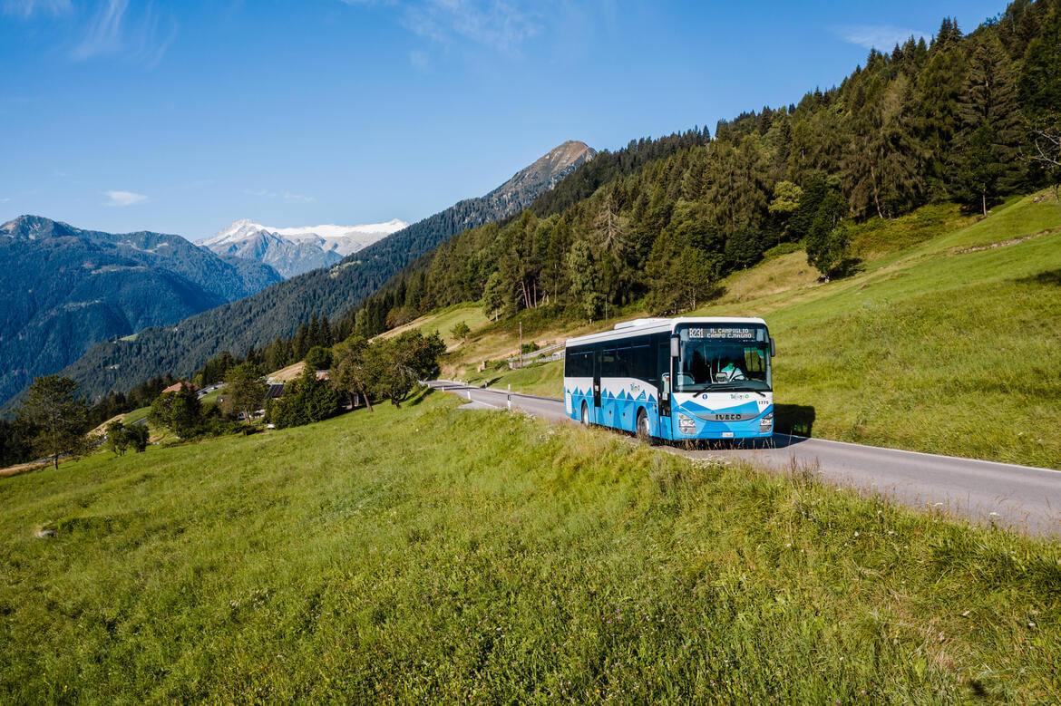Mezzi del trasporto pubblico nelle valli del Trentino
