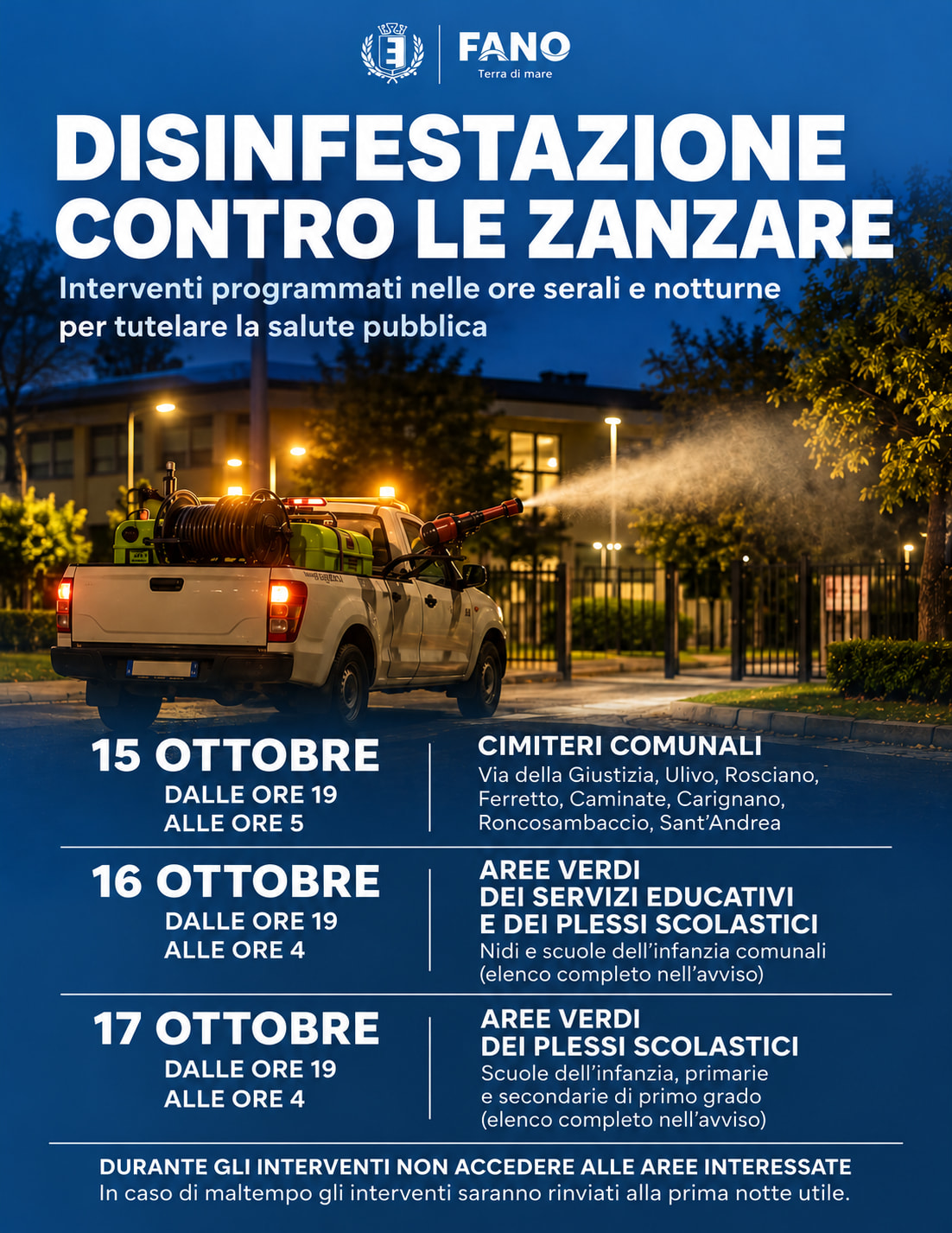 disinfestazione zanzara tigre