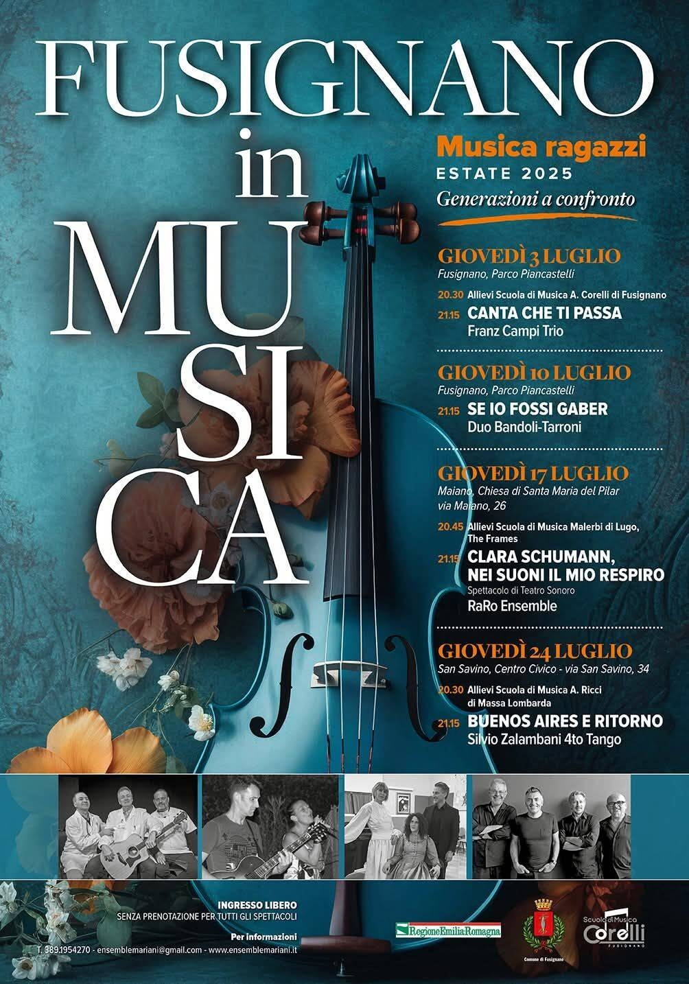 locandina Fusignano in musica