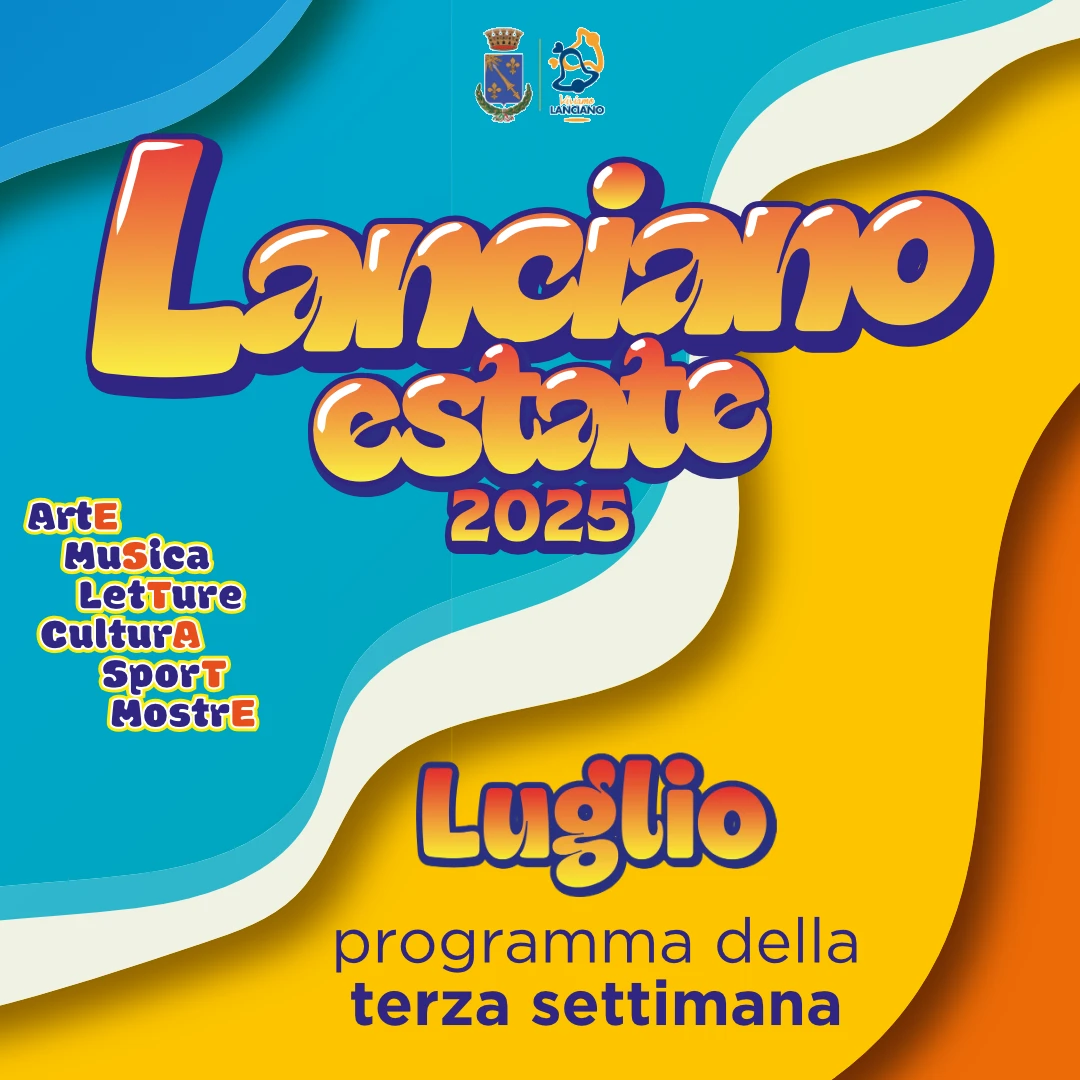 Copertina del programma di luglio