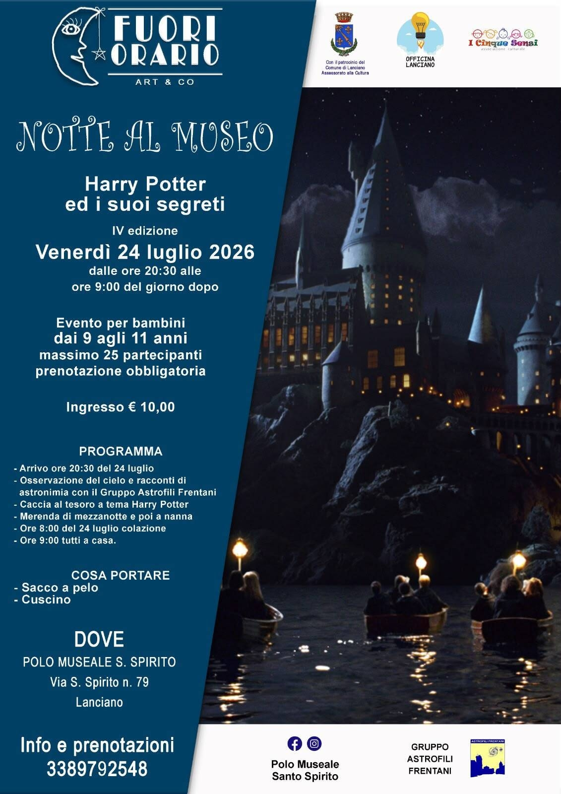 Locandina evento