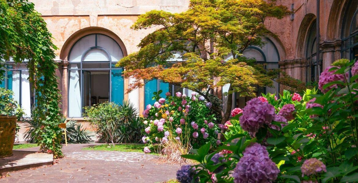 Immagine: Giardino Biblioteca Bertoliana Palazzo San Giacomo