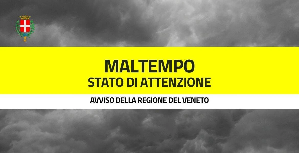 Stato di Attenzione Giallo Avviso della Regione del Veneto