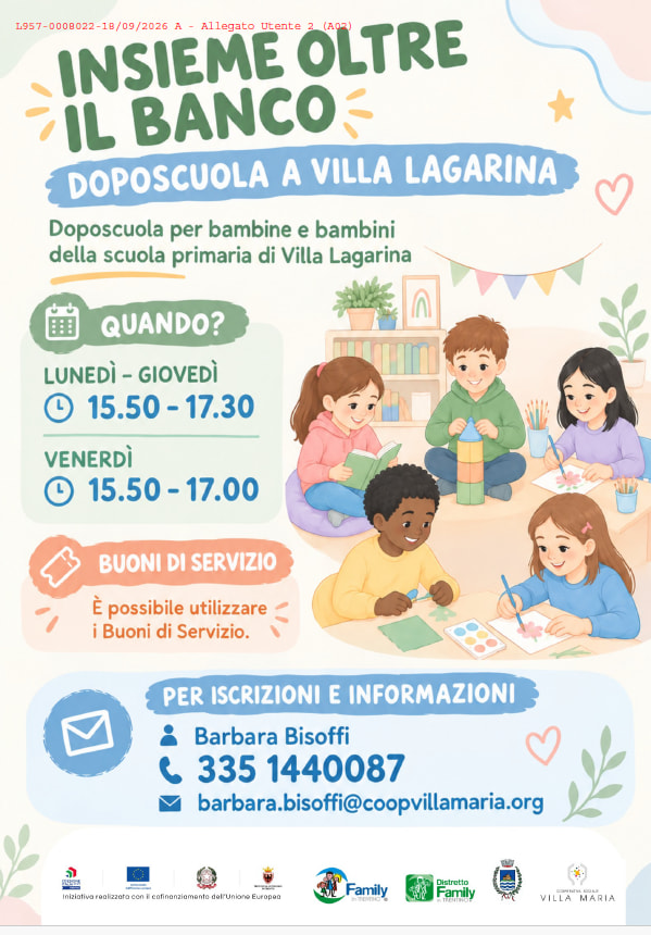 Doposcuola a.s. 26 27