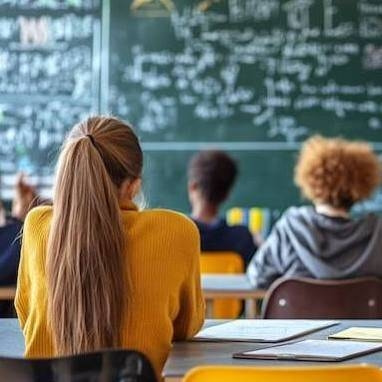 STUDENTI E STUDENTESSE DURANTE UNA LEZIONE (IMMAGINE GENERICA)