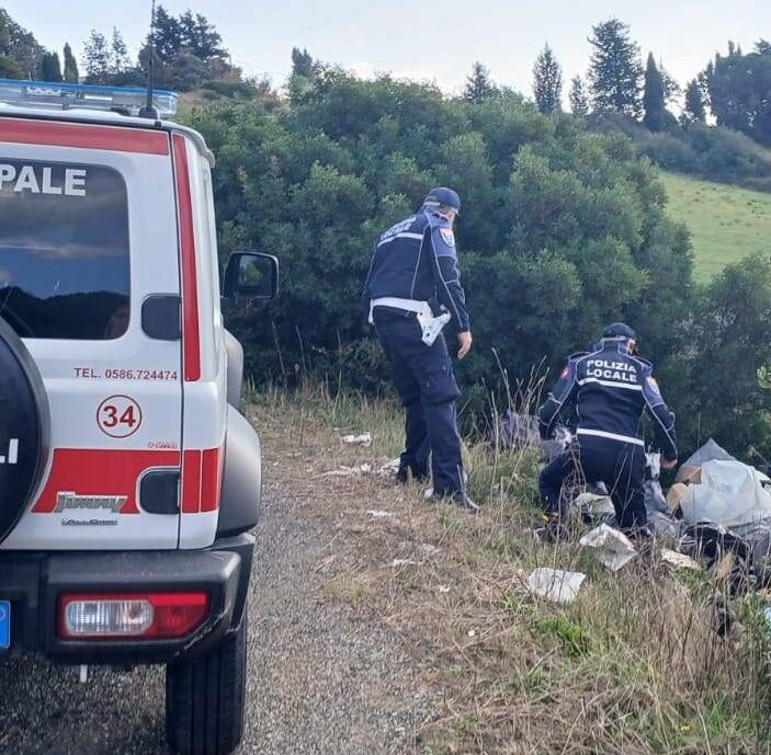 UN INTERVENTO IN ZONA COLLINARE DA PARTE DEGLI AGENTI DELLA POLIZIA LOCALE