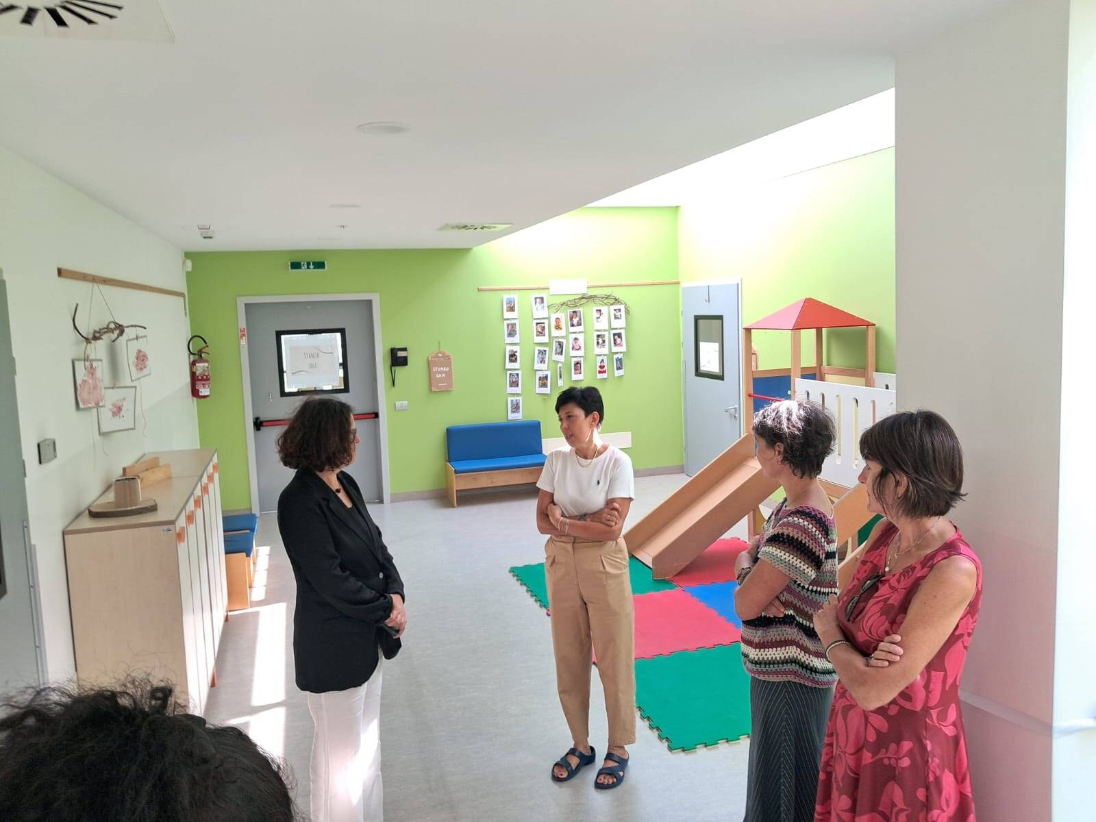 Nella Foto la presentazione con la Sindaca 