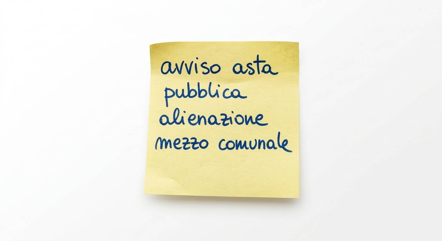 avviso asta pubblica