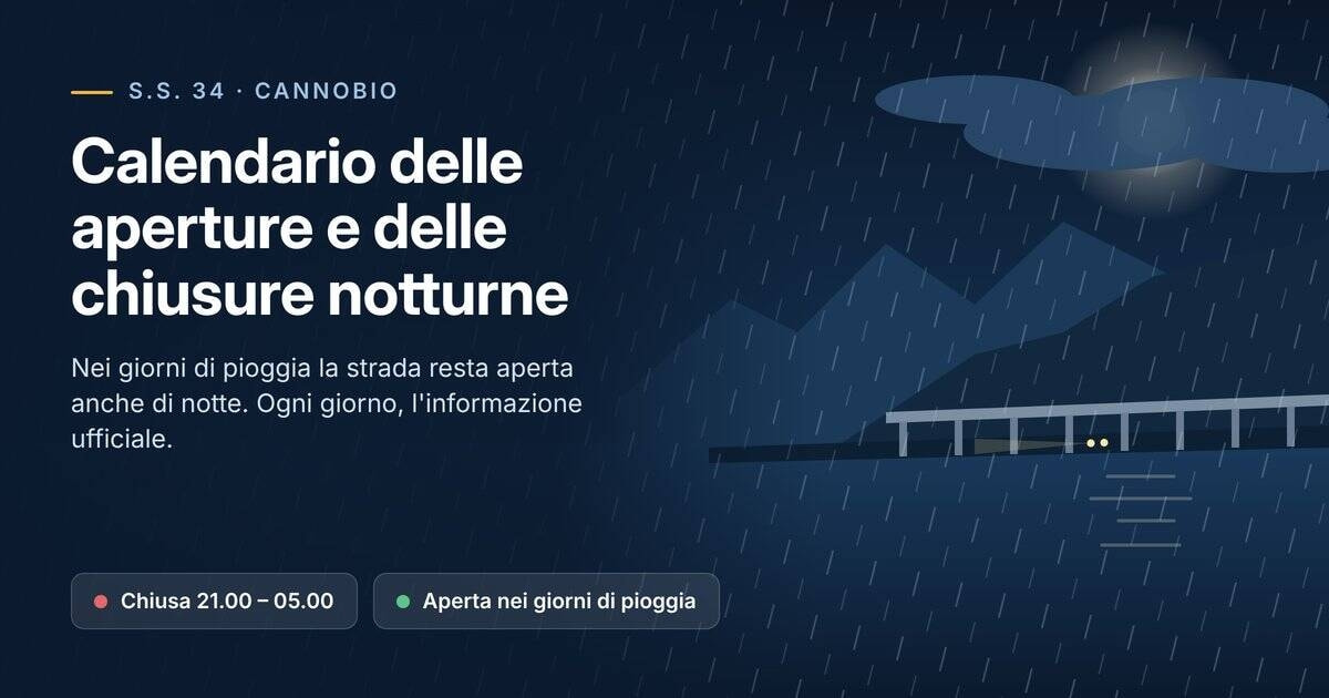 Ecco il calendario giorno per giorno