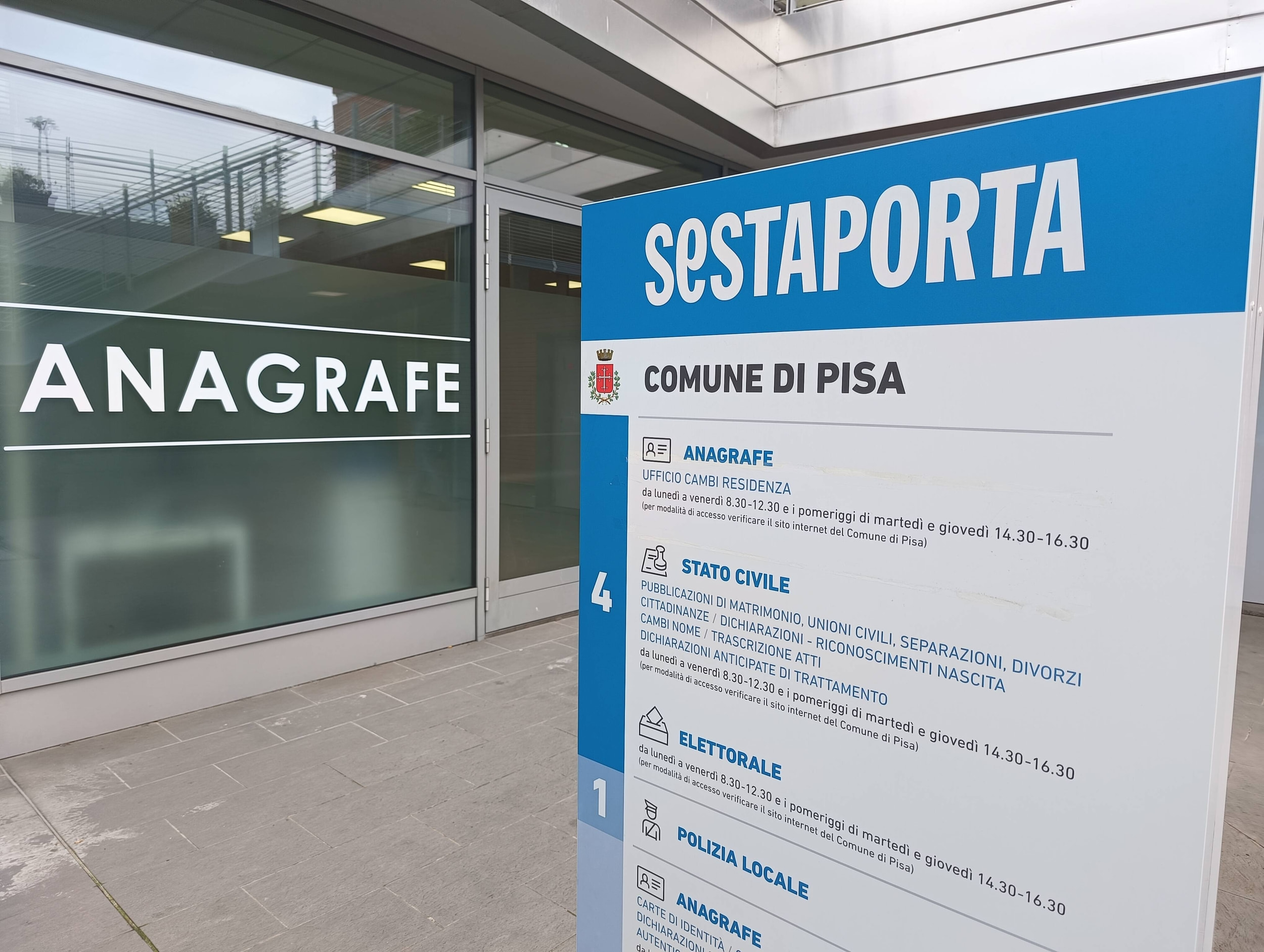 Consultazione anagrafe / Servizi / Homepage - Comune di Pisa