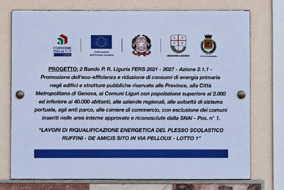 Targa scuola De Amicis