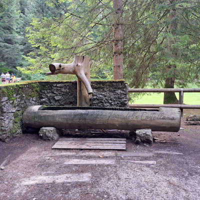 fontana all'area castellana