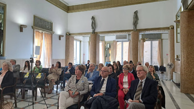 Il pubblico presente alla conferenza stampa.