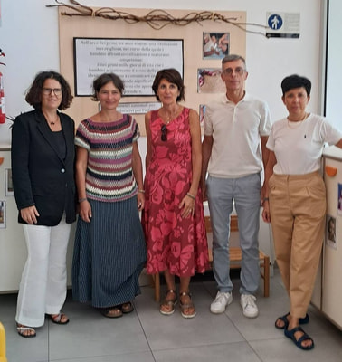 Nella foto la Sindaca Giulia Robol, l'Assessora Silvia Valduga, Dalbon, Lavarini e Ciotola