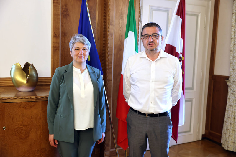 Il presidente Fugatti incontra la sindaca e la giunta comunale di Cles Il presidente Fugatti incontra la sindaca e la giunta comunale di Cles
