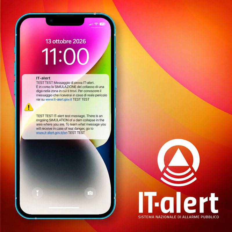 IT-alert, nuovo test martedì 13 ottobre