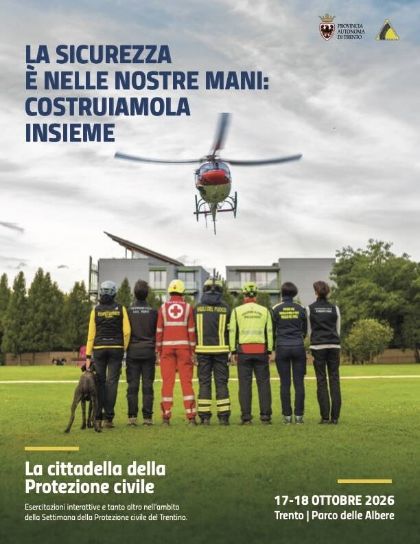 Protezione civile, la settimana entra nel vivo: nel weekend la Cittadella alle Albere