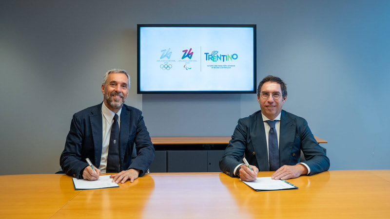 Il Trentino è official destination sponsor dei Giochi olimpici e paralimpici invernali Milano-Cortina 2026 Il Trentino è official destination sponsor dei Giochi olimpici e paralimpici invernali Milano-Cortina 2026