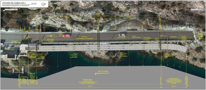 Ciclovia del Garda, aggiudicati i lavori per il tratto al confine con la Lombardia
