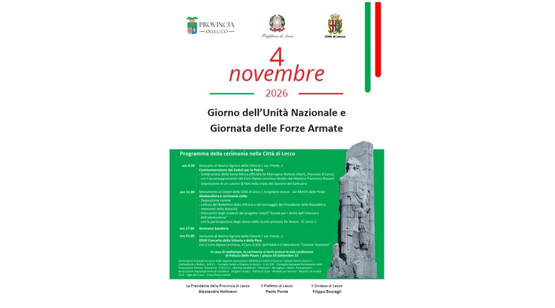 4 novembre 2026