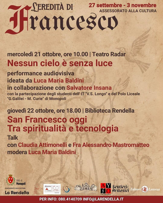 L’eredità di Francesco, doppio appuntamento firmato dall’artista Luca Maria Baldini