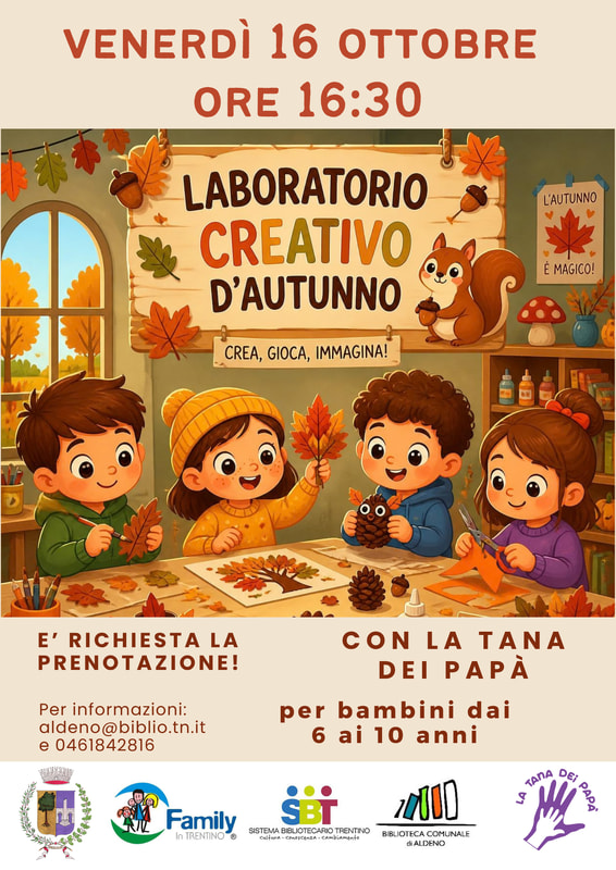 Laboratorio creativo d'autunno in biblioteca