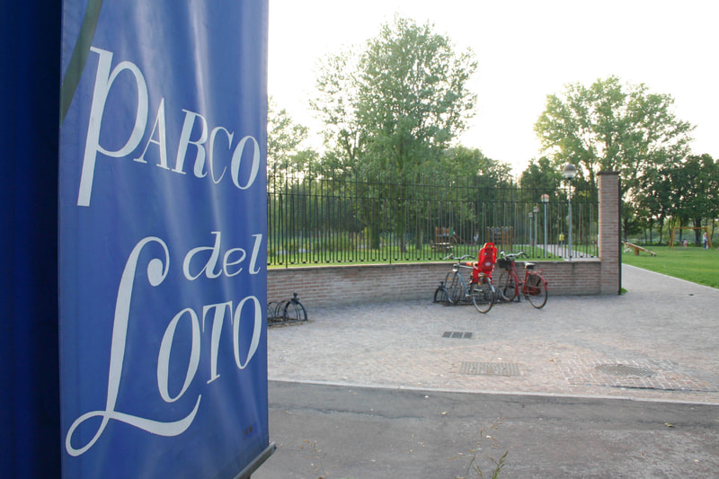 Ingresso del Parco del loto di Lugo