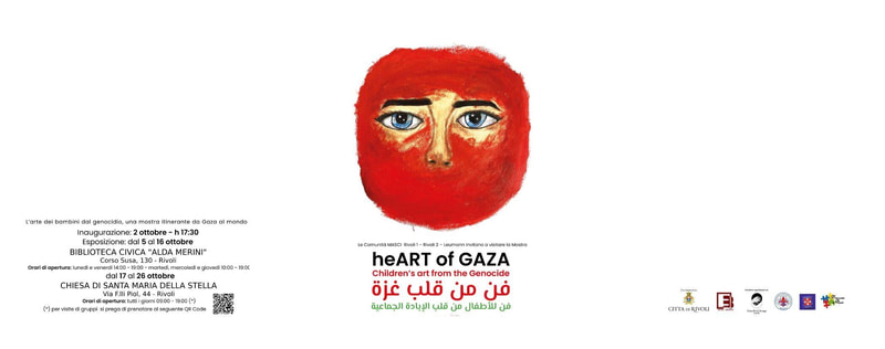 Mostra espositiva "heART of GAZA": la testimonianza artistica dei bambini ospitata a Rivoli