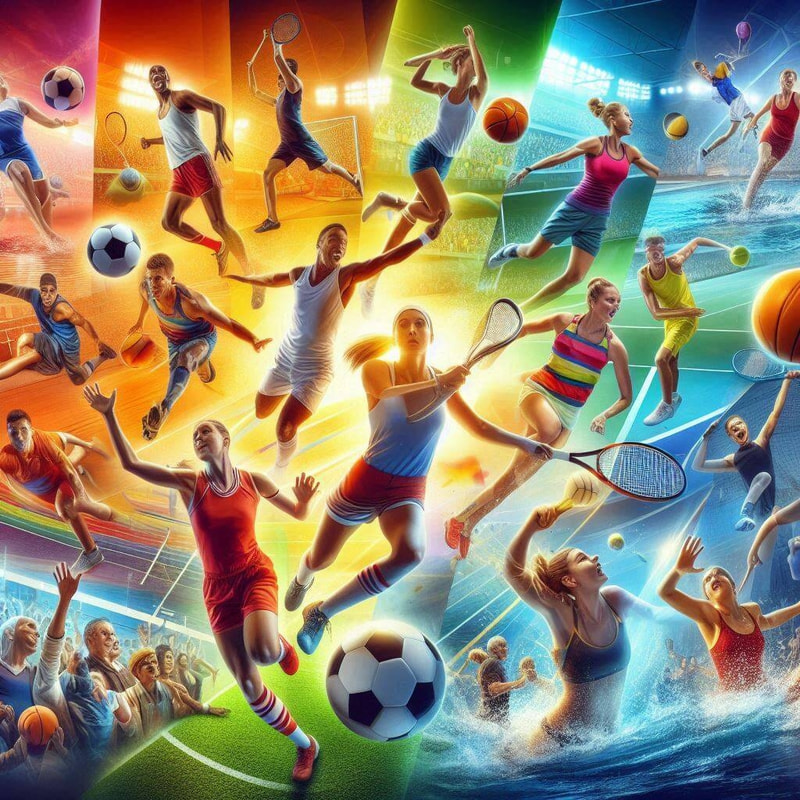 Immagine rappresentativa di varie discipline sportive