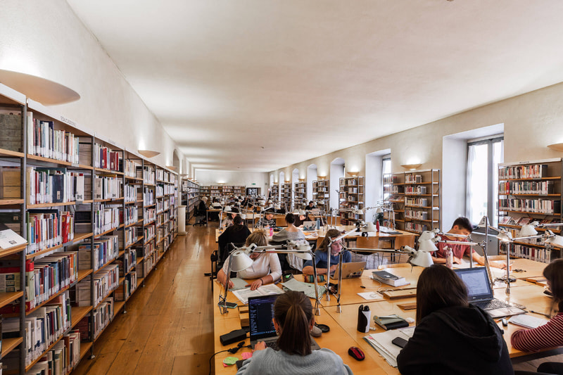 Biblioteca centrale, sala studio