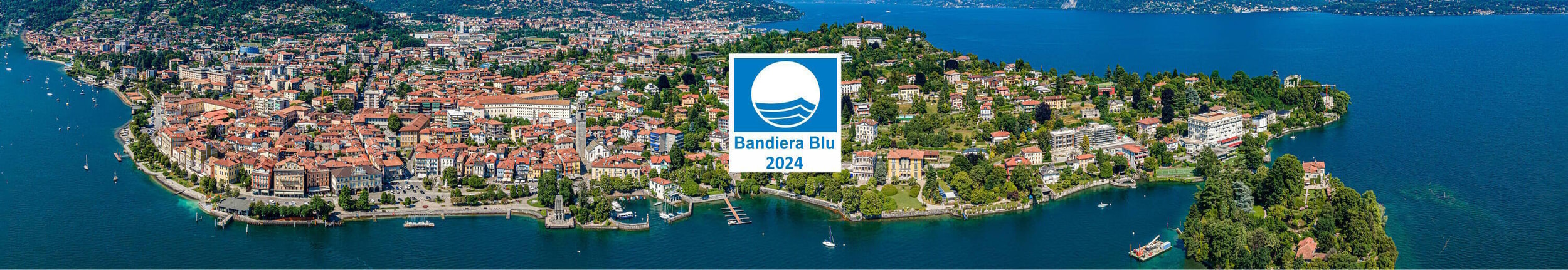 Panorama Città di Verbania bandiera blu - Massimiliano Bonino - Licenza proprietaria